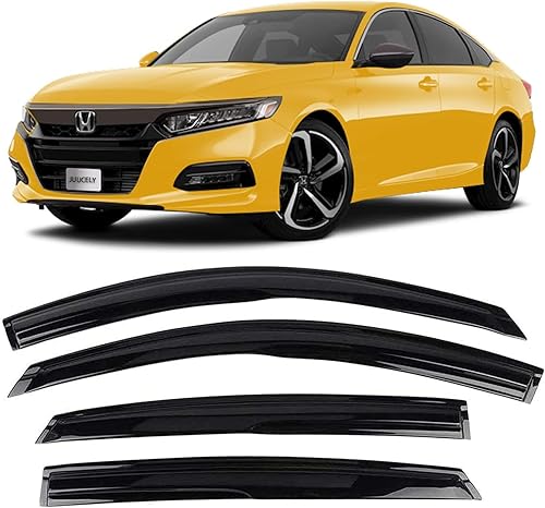 Miniatura 22 de Viseras para ventanas laterales, protectores contra la lluvia, deflectores de ventilación para Honda CRV (CR-V) 2017 2018 2019 2020 2021 2022 LX EX