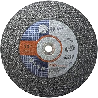 Benchmark Abrasives High Speed 12" x 1/8" (5/32") T1 Gas Saw Cut-Off Wheels for Cutting Ferrous Metals, Non-Ferrous Metals, Steel, Iron Pipe (10 Pack) - (20mm)