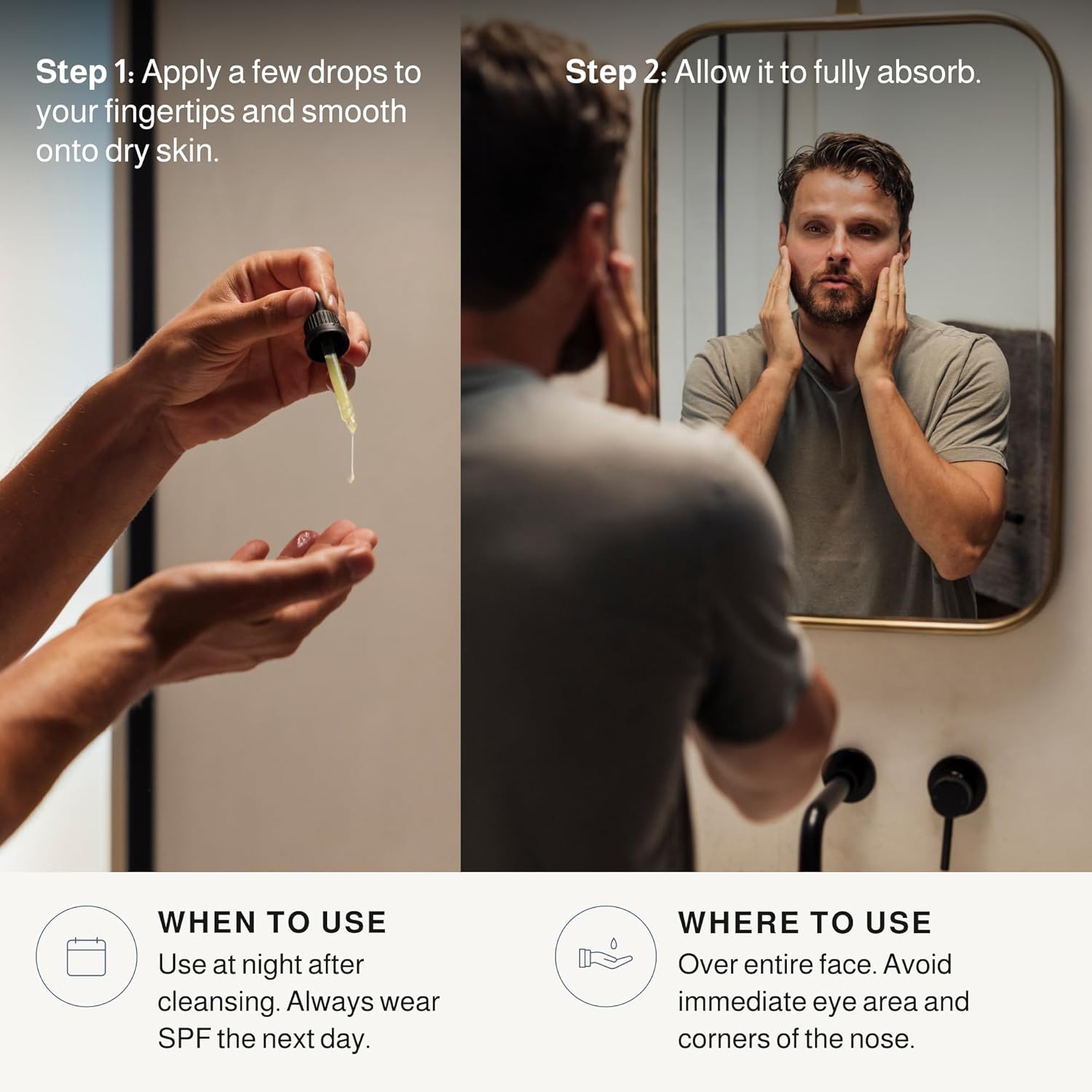 Peppertree Serum A - Anti Aging and Antioxidant Retinol Serum for Face - Men's Skin Care Hydrating Serum for Fine Lines and Wrinkles with HPR & Witch Hazel - 1 fl oz