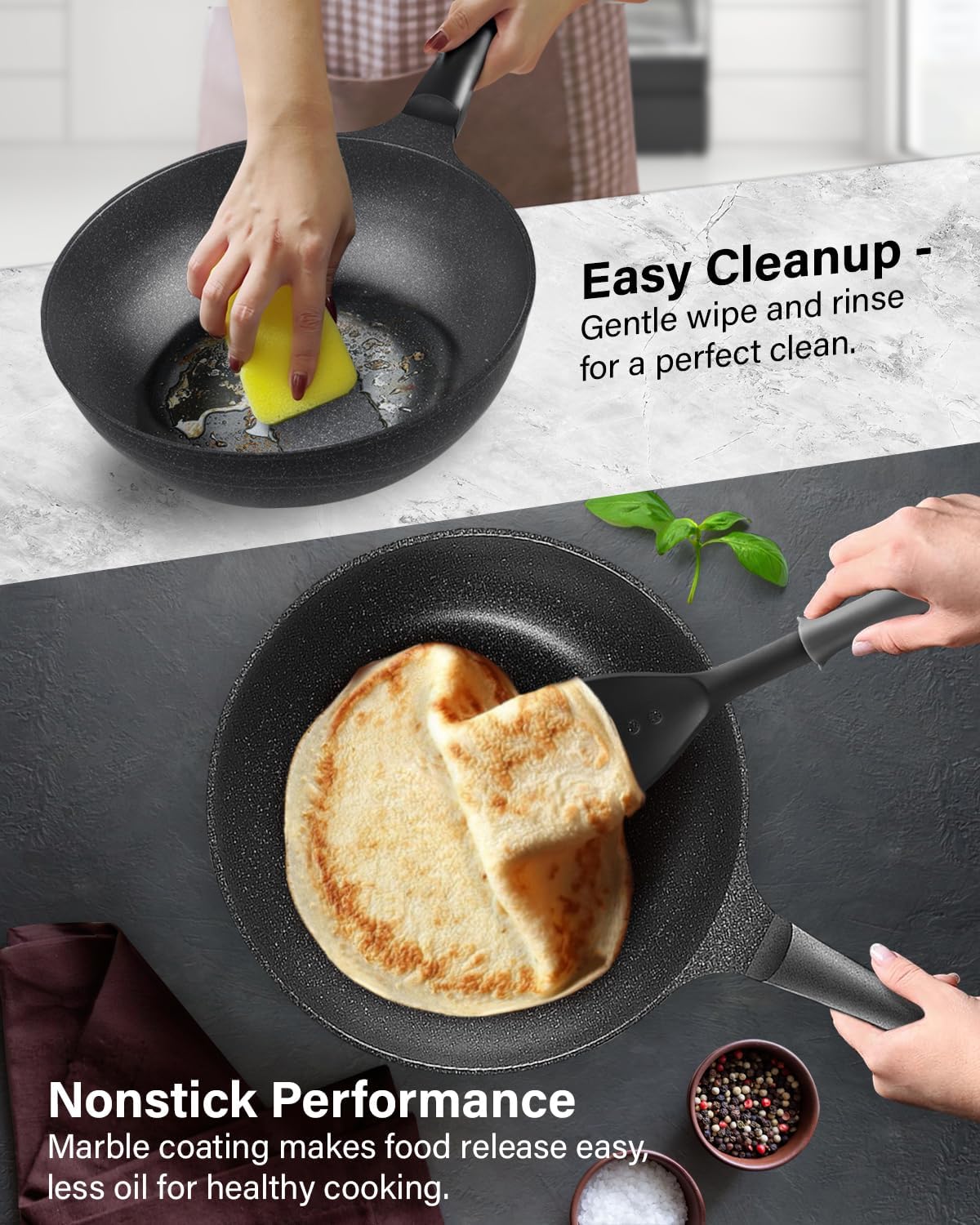 Nonstick Pan for Easy Cooking and Cleaning