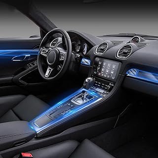 NBHB Película Interior do Carro Painel de instrumentos Shift console central Anti-risco transparente TPU PPF Filme, para Porsche 718 911 2016-2020