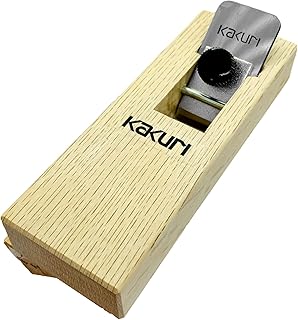 KAKURI Chamfer Plane for Wood [Adjustable 30°/45°/60°] - Japanese Corner Bevel Plane for Woodworking - Japanese Steel Blade & Oak Body, Made in JAPAN