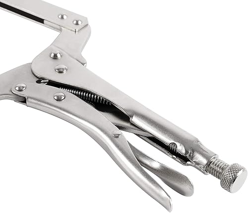 Miniatura 4 de HOZEON 3 alicates de soldadura con abrazadera C de 18 pulgadas con almohadillas giratorias, alicates de bloqueo resistentes, juego de abrazaderas de