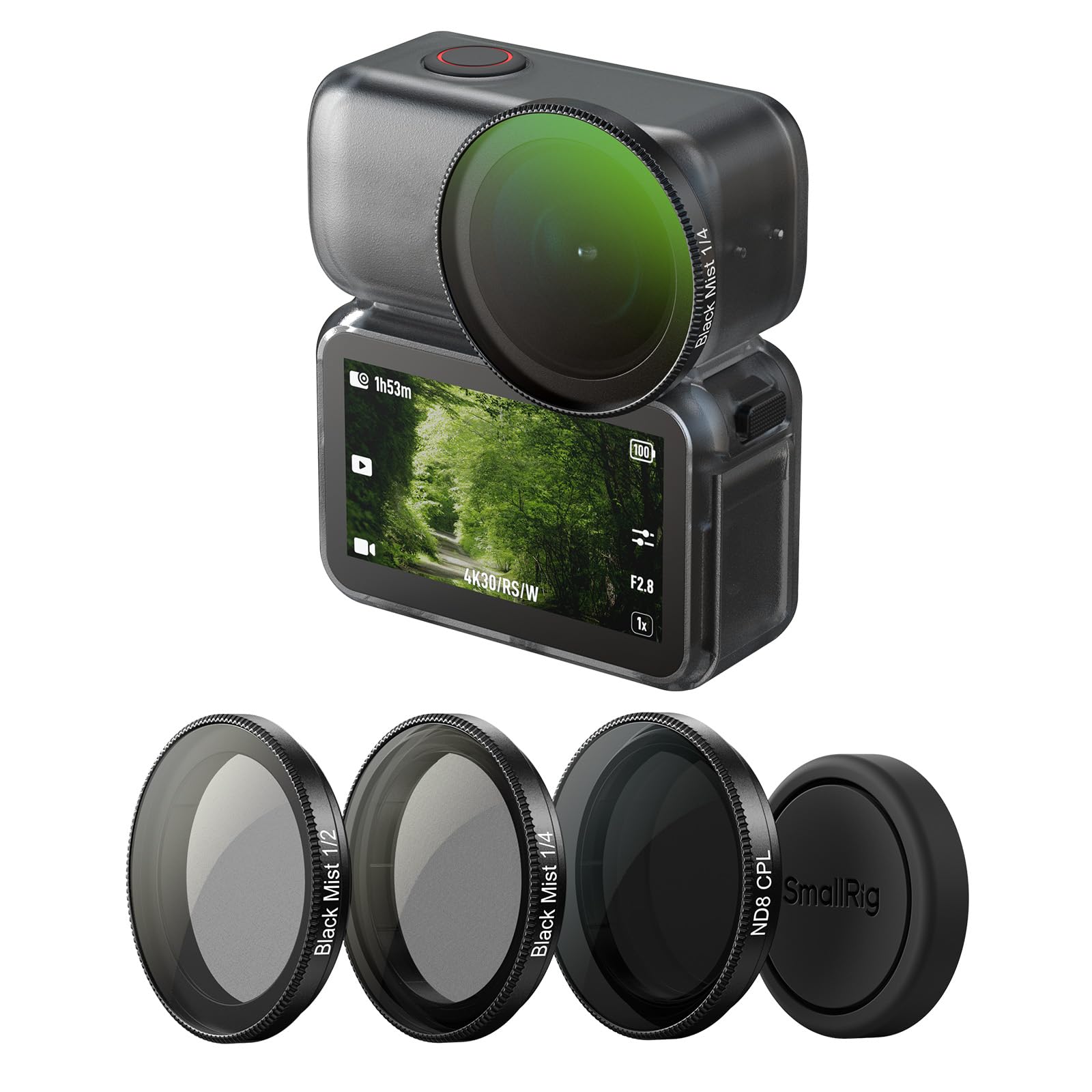 Honbobo Filter für DJI Osmo Nano, UV/CPL/ND/NDPL/Black Mist 1/4 Filter, Objektivfilter Set Linse Schutz Zubehör für DJI Osmo Nano
