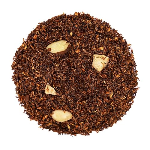 The Whistling Kettle's Marzipan Rooibos Tea - Sabroso complejo sin cafeína saborizado Rooibos té con almendra y papaya, 4 onzas (64 porciones)