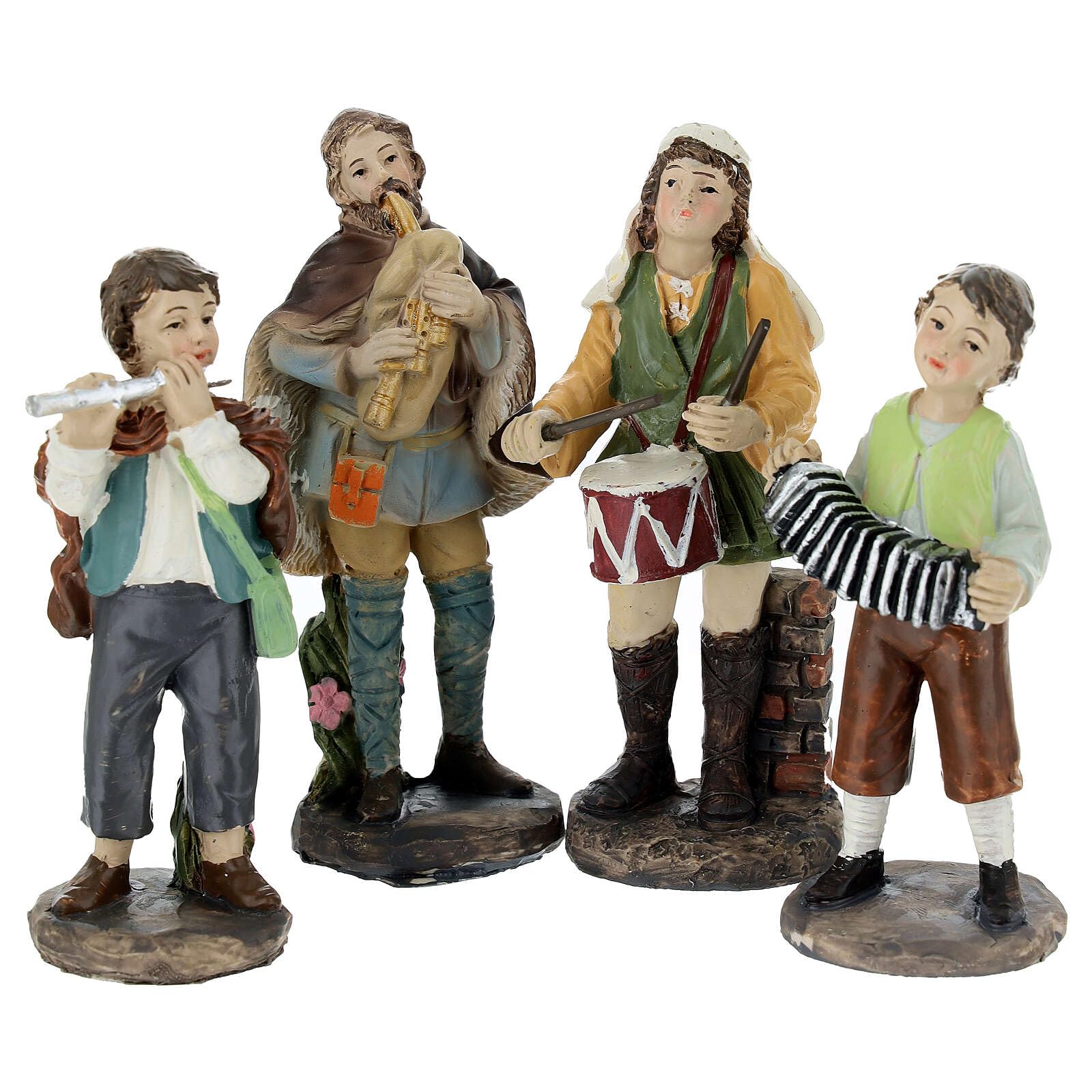 Holyart Statues en résine et PVC: Set 10 santons crèche 10 cm résine