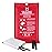Fire Blanket for Kitchen Home Emergency - Fiberglass Blankets Fire Survival Suspension Flames Retardant Extinguisher Great for Stove Car Garage Office Camping Caravan BBQ Safety (1-Pack)