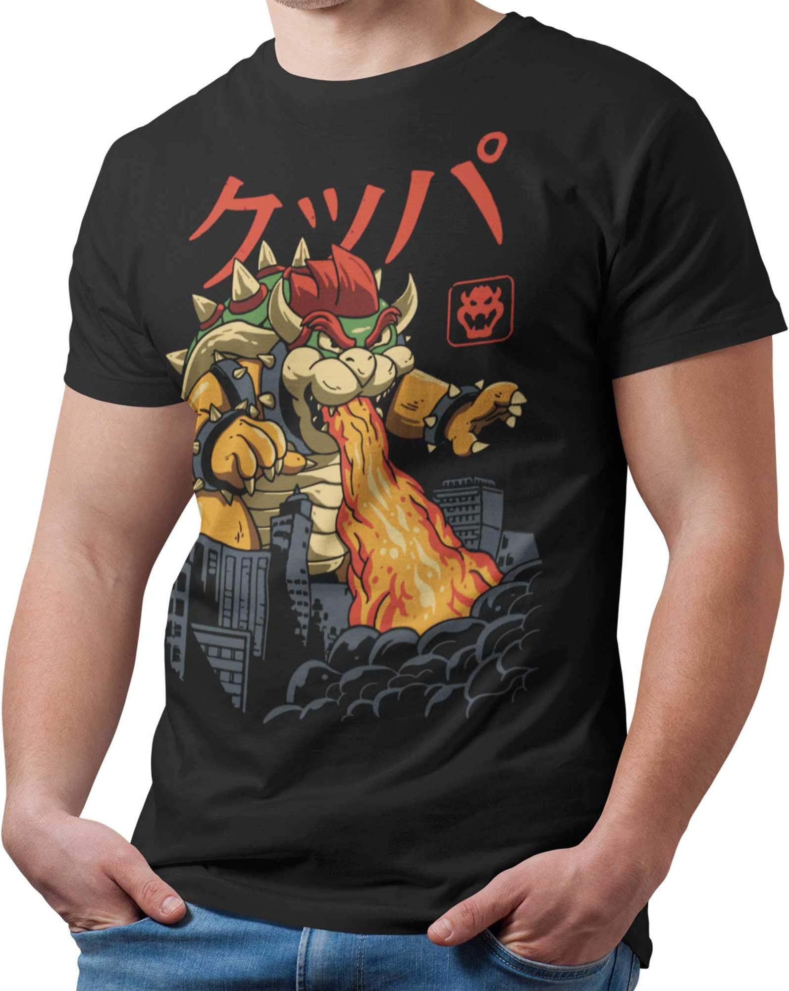 Platform9CoKing Koopa Bowser T-Shirt Kaiju Japanese Monster Unisex Tee Shirt Adult & Kids