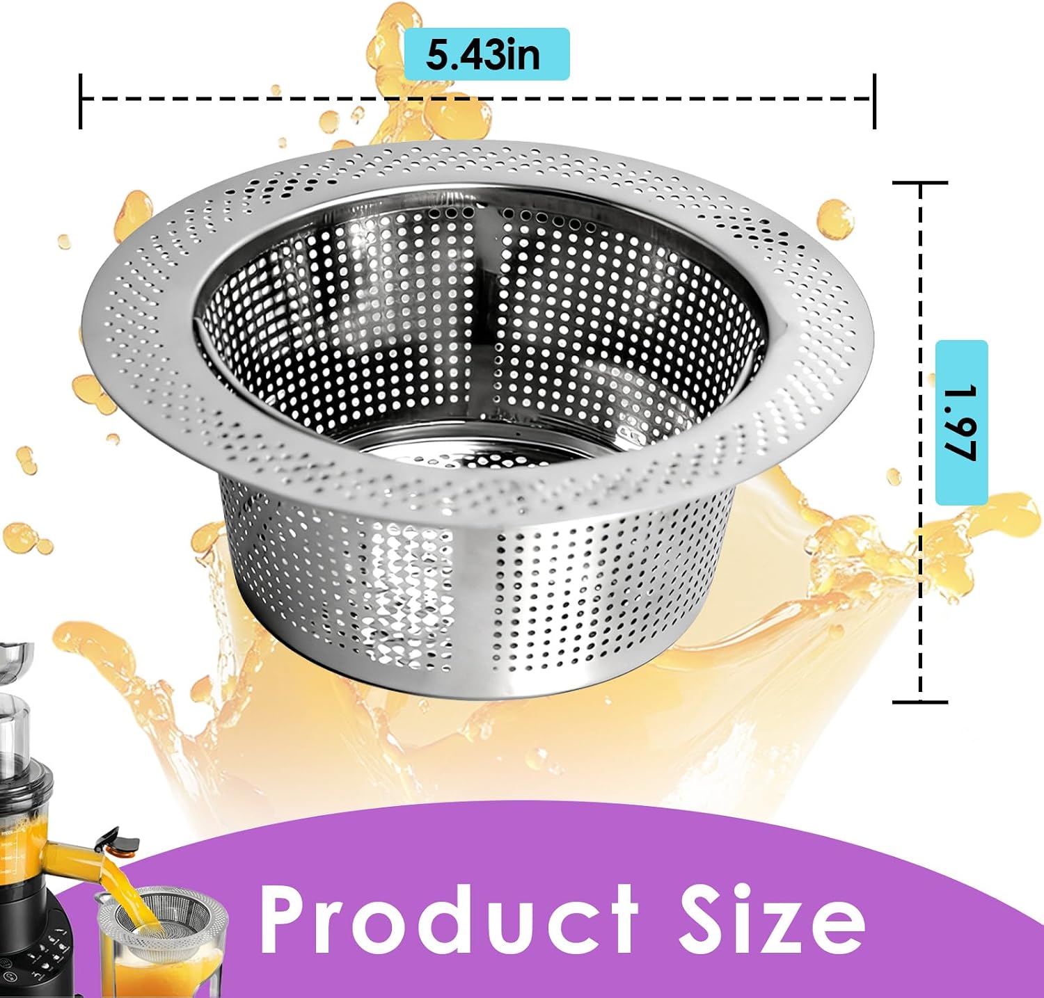 Juice Strainer Set Compatible with Nama J2 Cold Press Juicer