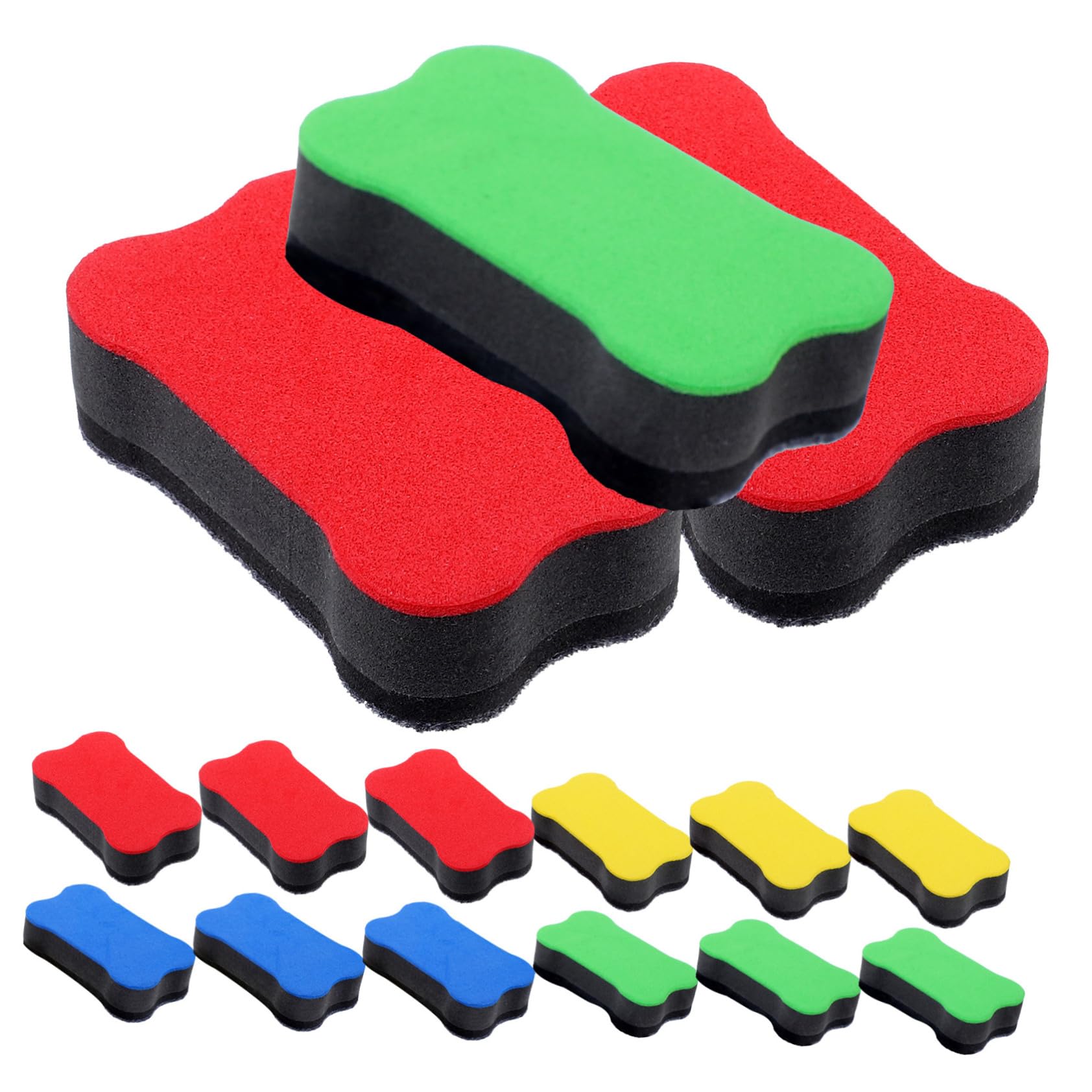Artibetter 5 Set Gomma Cancellabile Cartoleria Salviette Secche Asse Pulire Gomme Da Cancellare Per Matite Bianco Cancellino Cancellini Per Lavagne Bianche Piccole Gomme Eva Pezzi*5