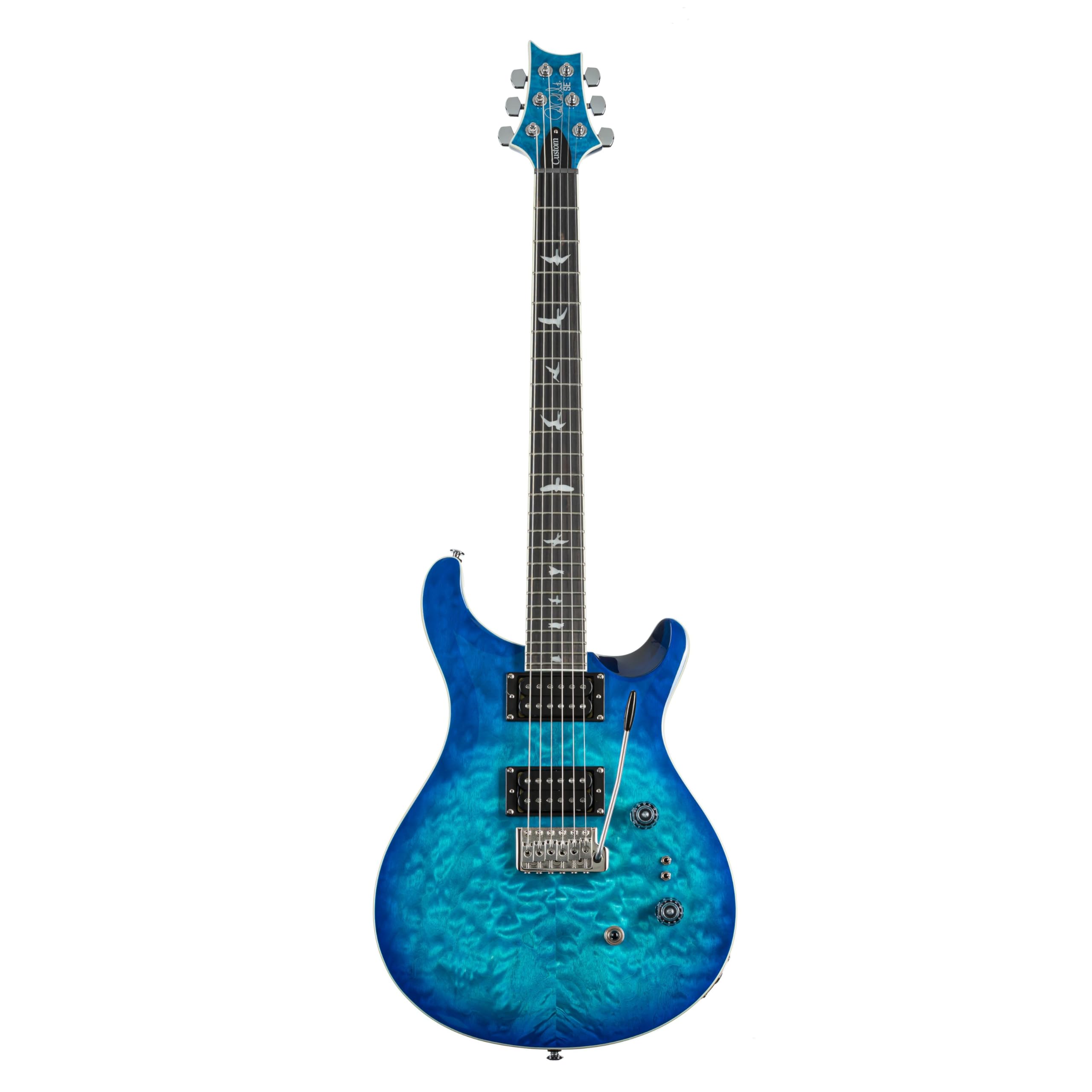 美品 PRS SE Custom 24 Blue Matteo Quilt Amazon.com: PRS SE Custom 24 Exclusive with Gig Bag, Blue