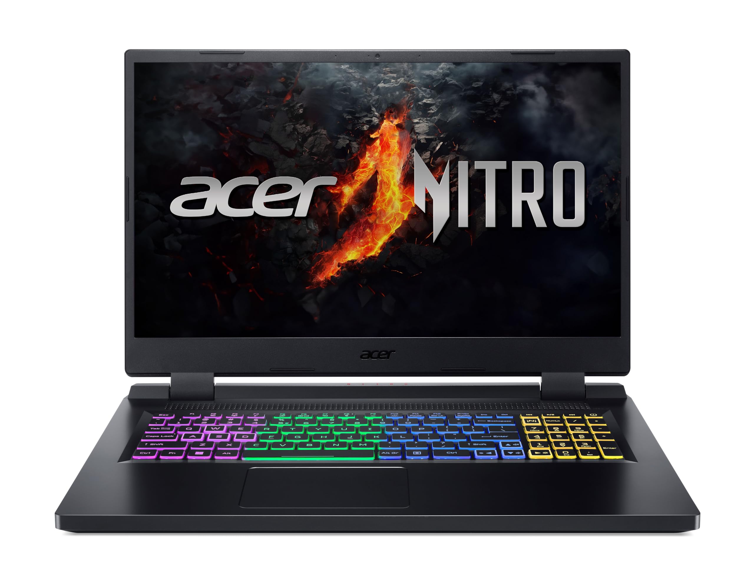Acer Nitro 5 (AN517-55-96S6) Gaming Laptop | 17,3" FHD 144Hz Display | Intel Core i9-12900H | 16 GB RAM | 1 TB SSD | NVIDIA GeForce RTX 4060 | Windows 11 | QWERTZ Tastatur | schwarz