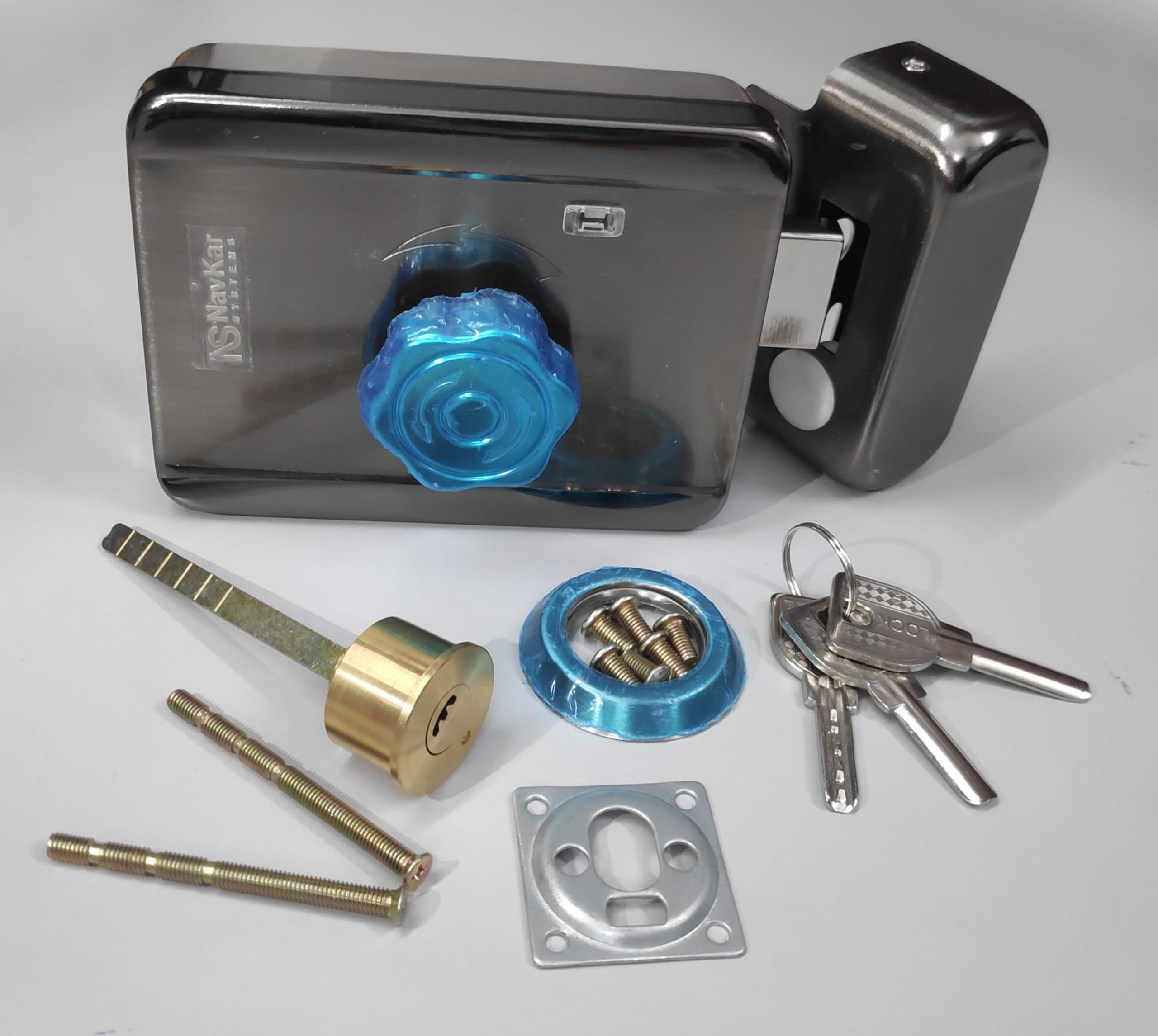 NAVKAR SYSTEMS Stainless Steel Electronic Door Lock for Wooden & Metal Doors wid Motorised Tech Stainless Steel Door Lock wid Motorised Technology (B0711Z964H) Amazon Price History, Amazon Price Tracker