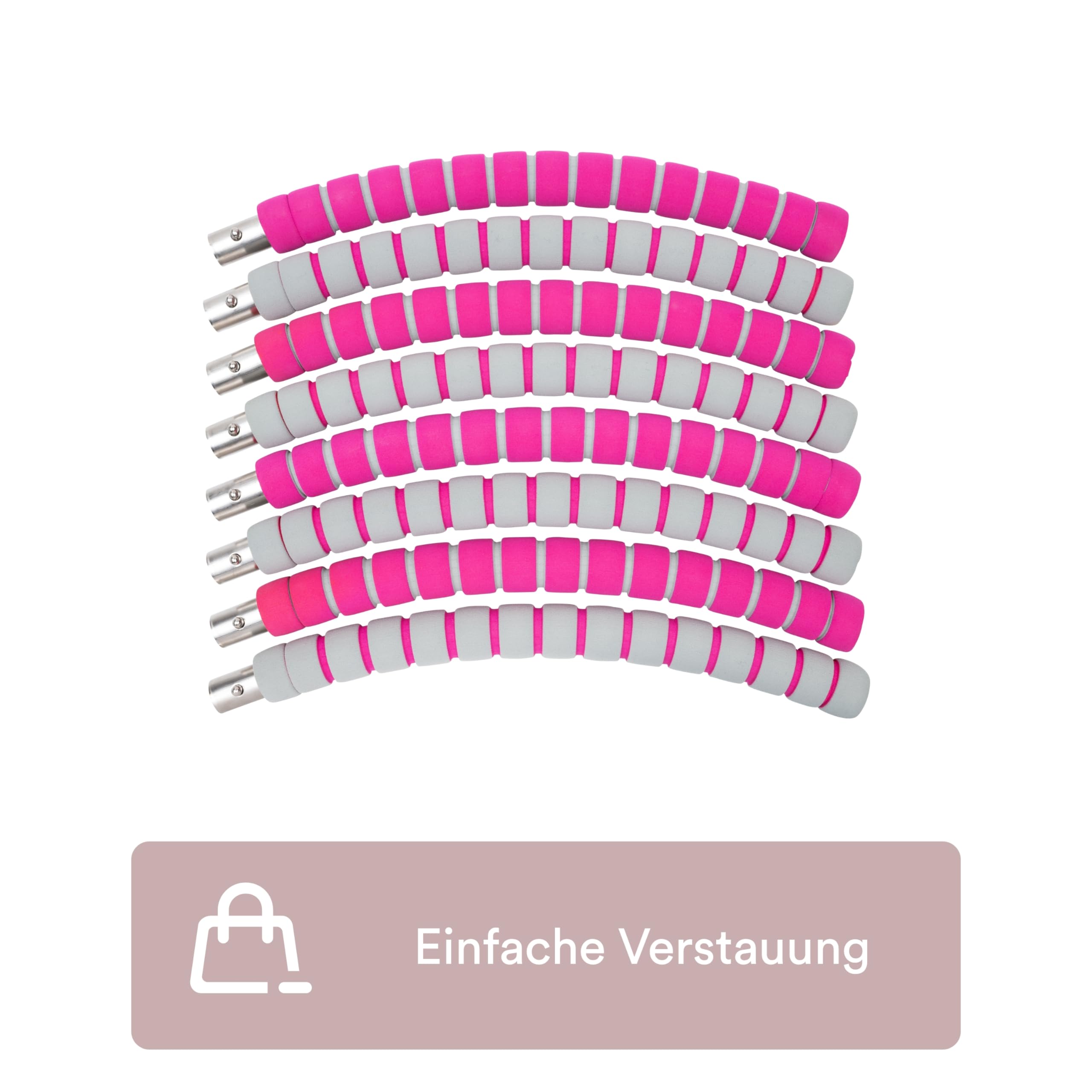 Hula Hoop Reifen Kinder ab 10 - Bruchfeste Edelstahlröhre mit weicher Schaumstoffpolsterung - Hochwertiger Hullahub Reifen für Kinder - 88cm Teenager Mädchen