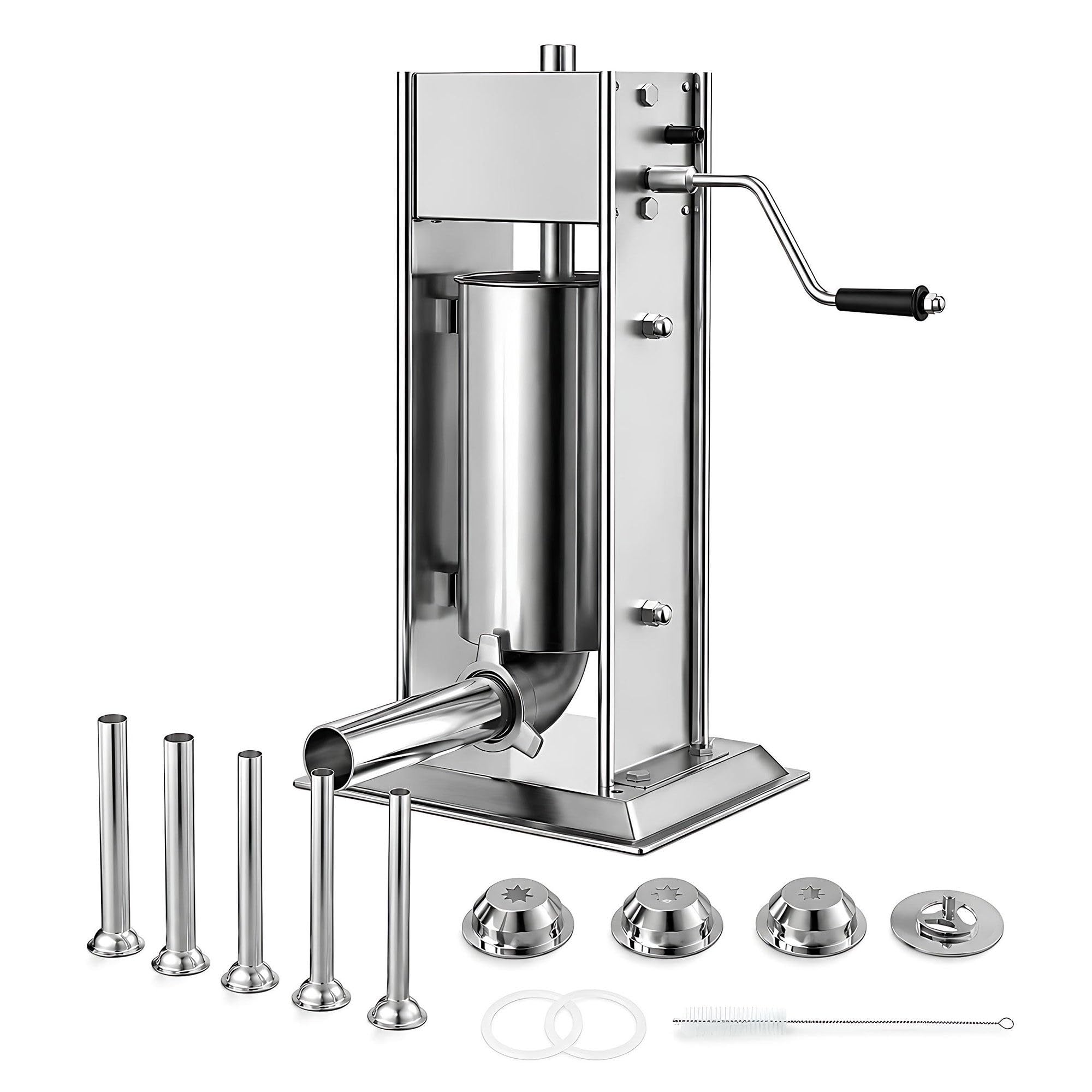 Liuyunfeigl Multicolor 3L/5L/7L Manual Churros Maker With 4 Pastry Nozzles 7Lb~3L