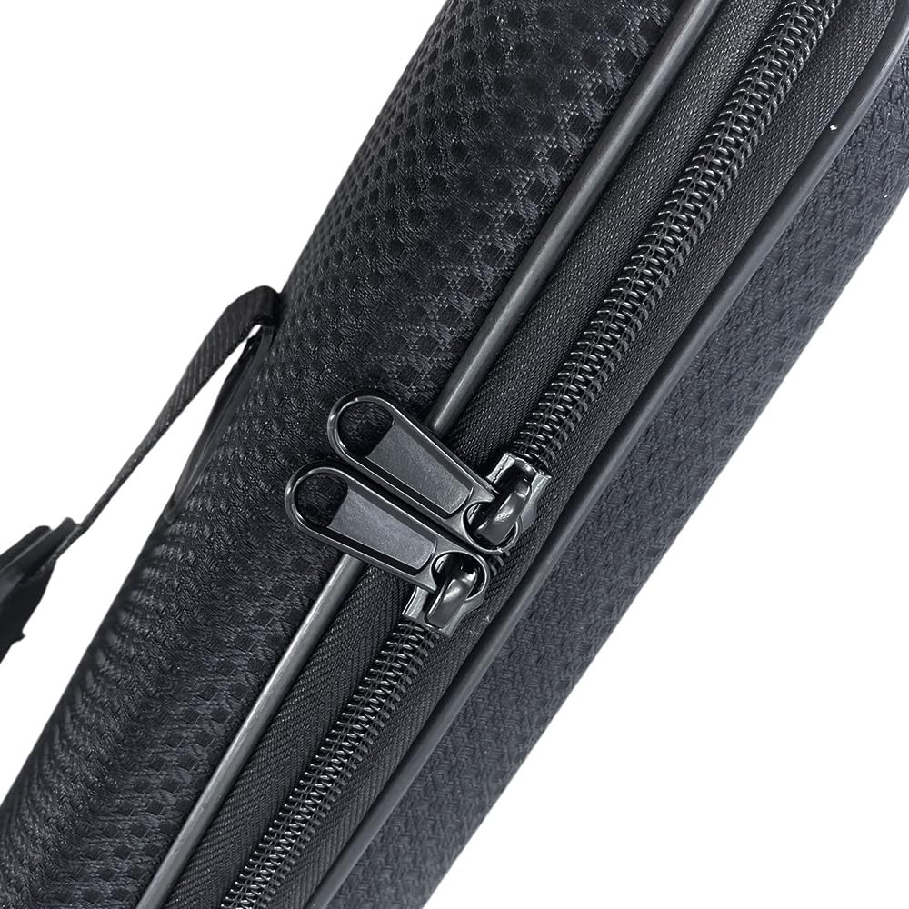 Borsa per clarinetto in Sib in nylon nero con custodia per accessori, leggera e resistente, con manico e tracolla, custodia protettiva per musicisti