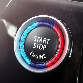 BETTERHUMZ Start Button Ring Sticker, for BMW 3 Series/Z4,