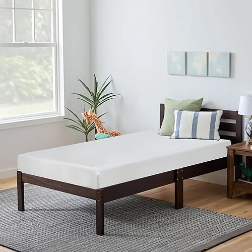 Miniatura 16 de CertiPUR-US - Colchón individual de espuma viscoelástica de gel de 5 pulgadas en una caja, colchón de cama cómodo transpirable de resorte de firmeza