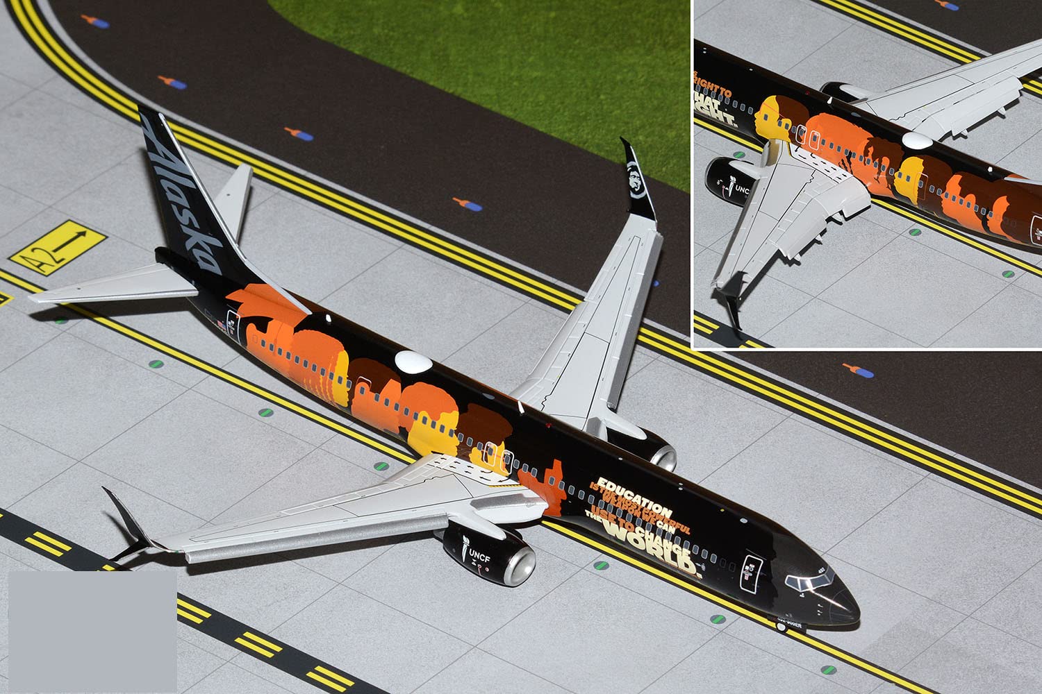 Gemini200 Alaska 737-900ER 1/200 Our Commitment Flaps Down G2ASA1016F