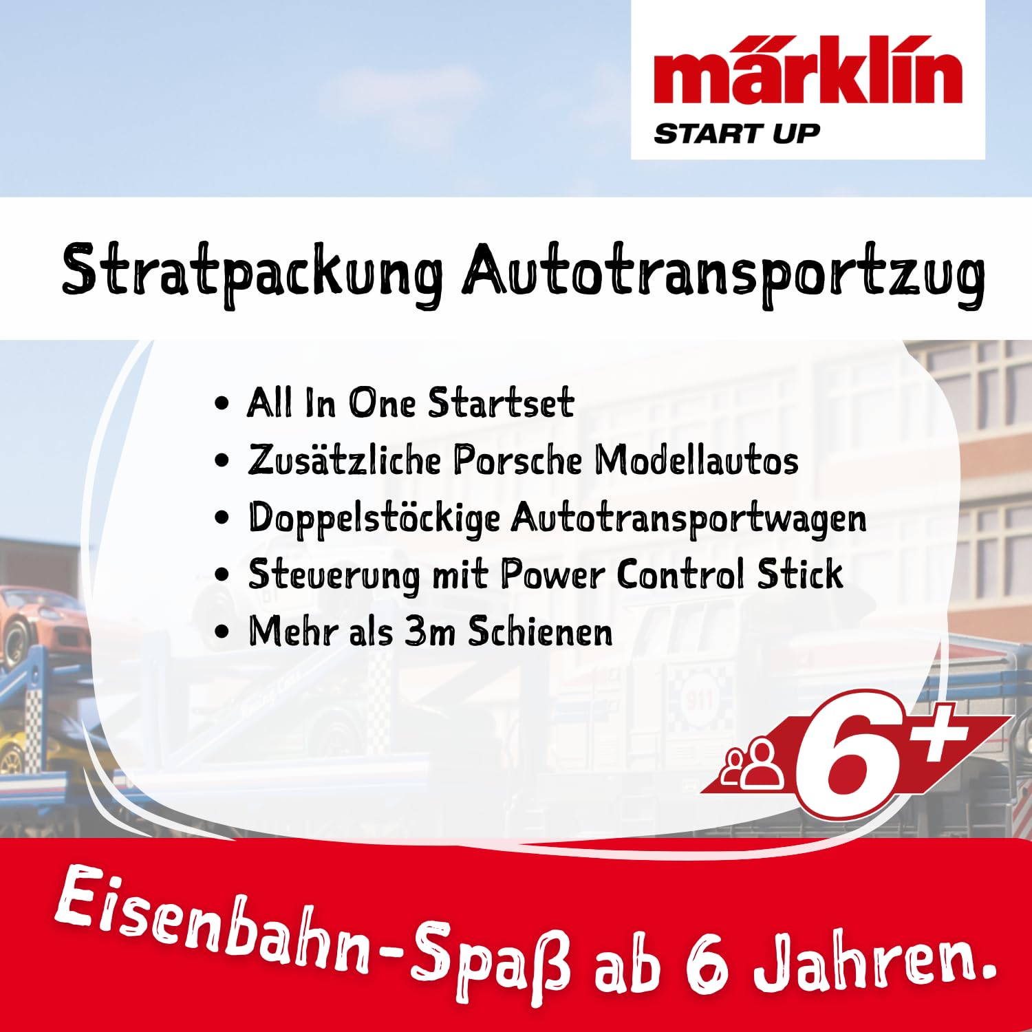Märklin 029952 model kolejki pakiet startowy samochód transportowy kolorowy