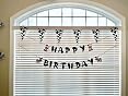 Cow Birthday Banner Garland - Black Glitter Happy Birthday Sign For Farm Animal Themed 1st, 2nd, 3rd Birthday Party - View #2