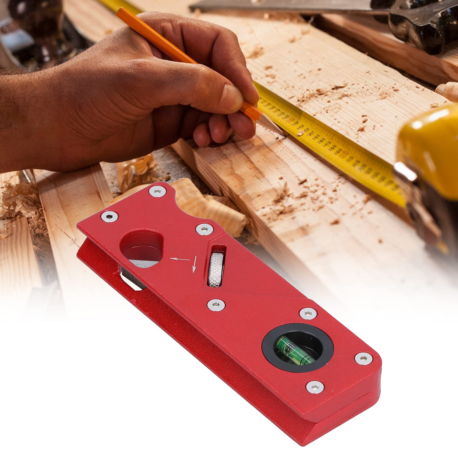 Cepillo de Mano, Herramienta de Aplanamiento de Borde Plano de Mano Plano de Chaflán para Productos de Madera Hechos a Mano para Manualidades de Muebles de Madera