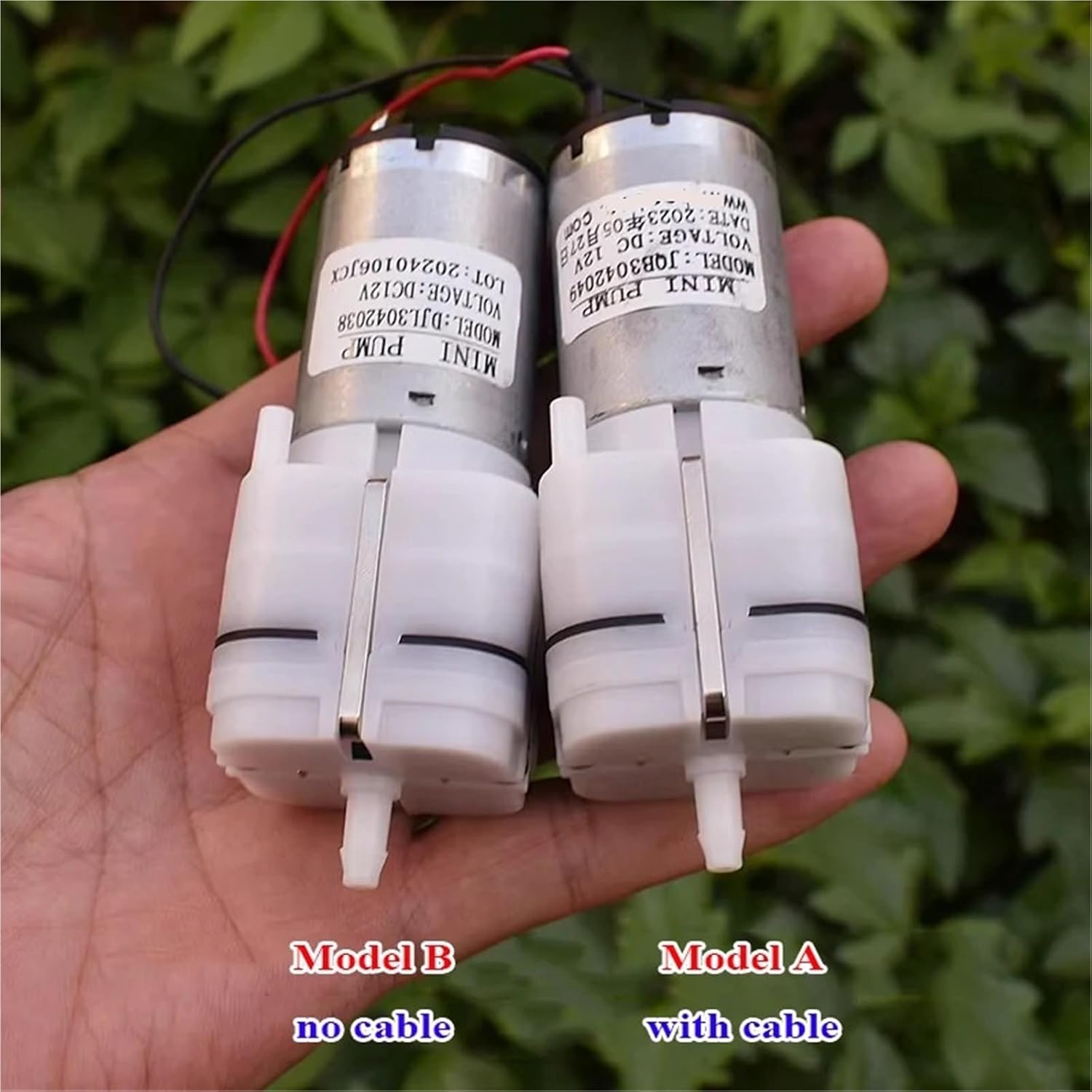 DC 6V-12V Large Flow 36MM Diaphragm Air Oxygen Pump Negative Pressure Suction Vacuum Pump DIY Inflator Seat Massager 1Pcs