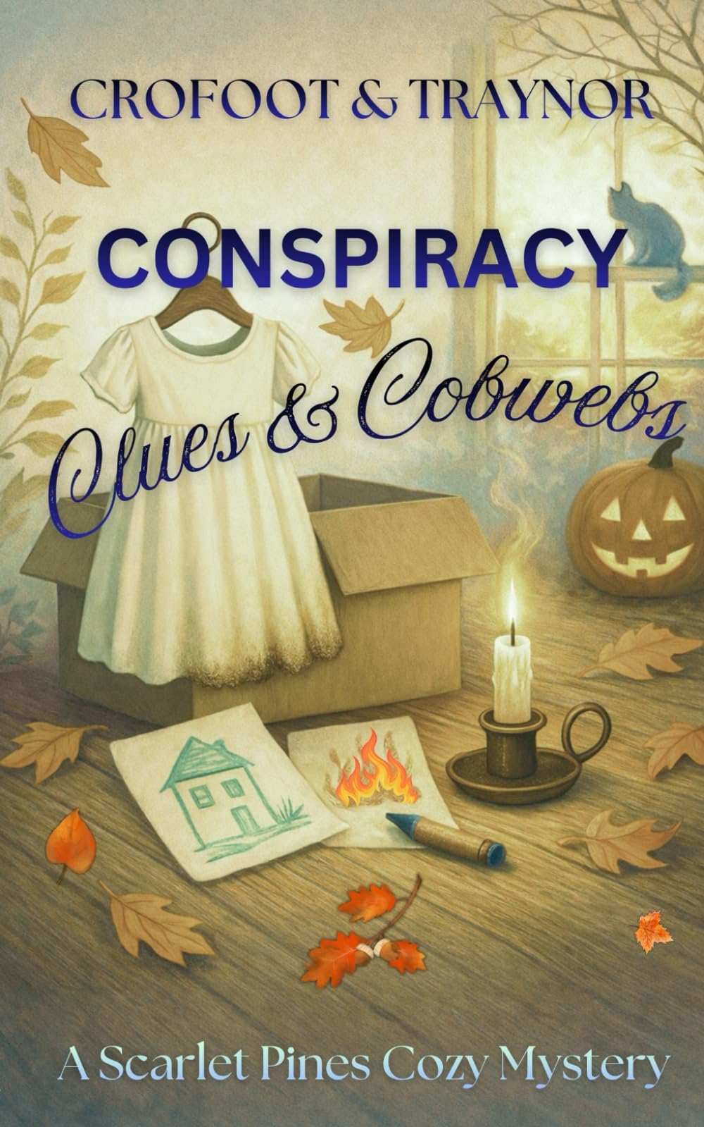 Conspiracy, Clues & Cobwebs: A Small-Town Amateur Sleuth Cozy Mystery (A Scarlet Pines Mystery)