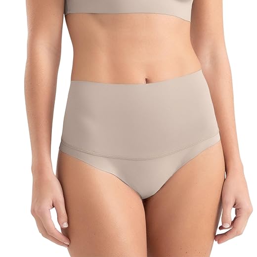 Calcinha Modeladora Corte a Fio Não Marca Cintura Alta Feminina She