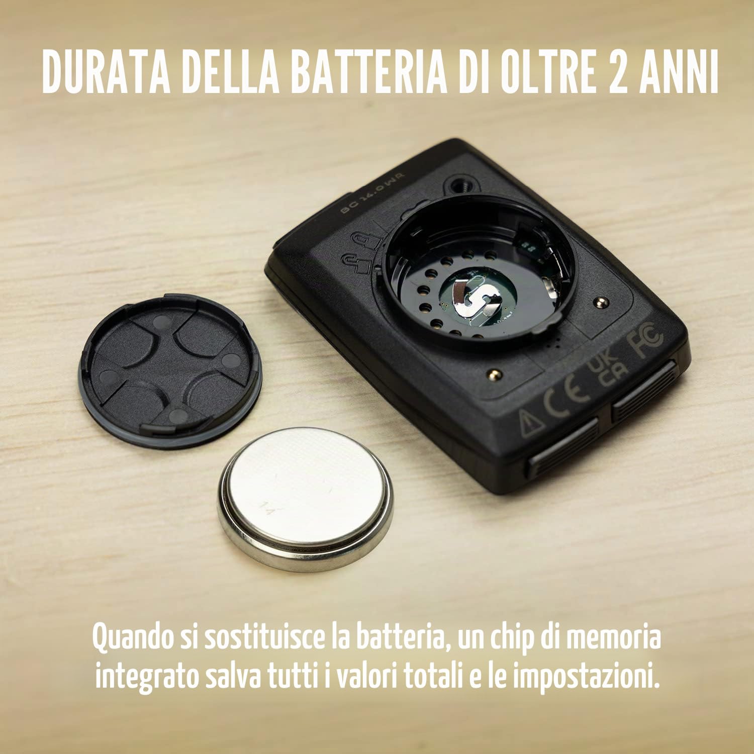 SIGMA SPORT BC 14.0 | Computer per bicicletta con numerose funzioni, per escursioni in montagna, facile da usare con tasti grandi e una visualizzazione chiara