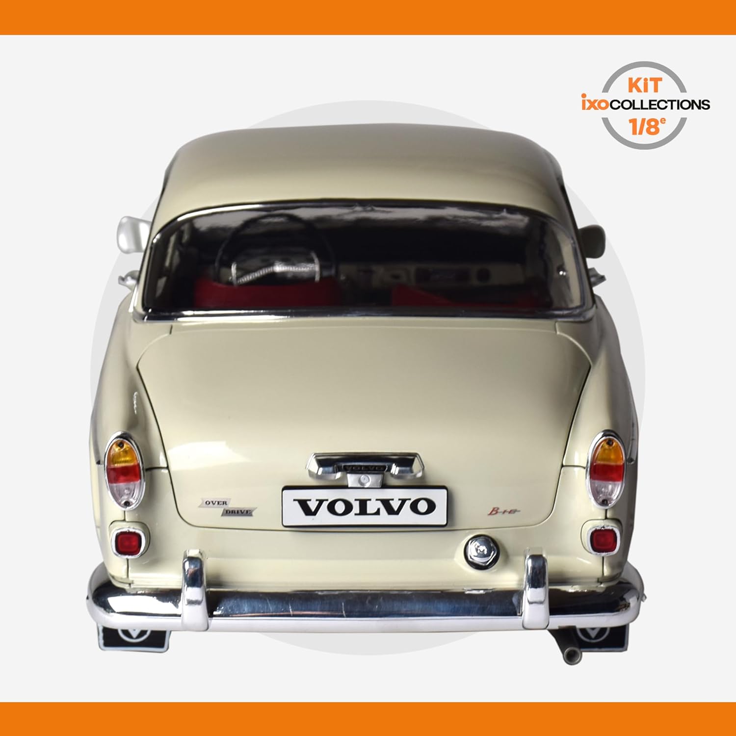 520010101 1:8 IXO Volvo 122S Sound/Light Building, Standing Construction, Model Kit