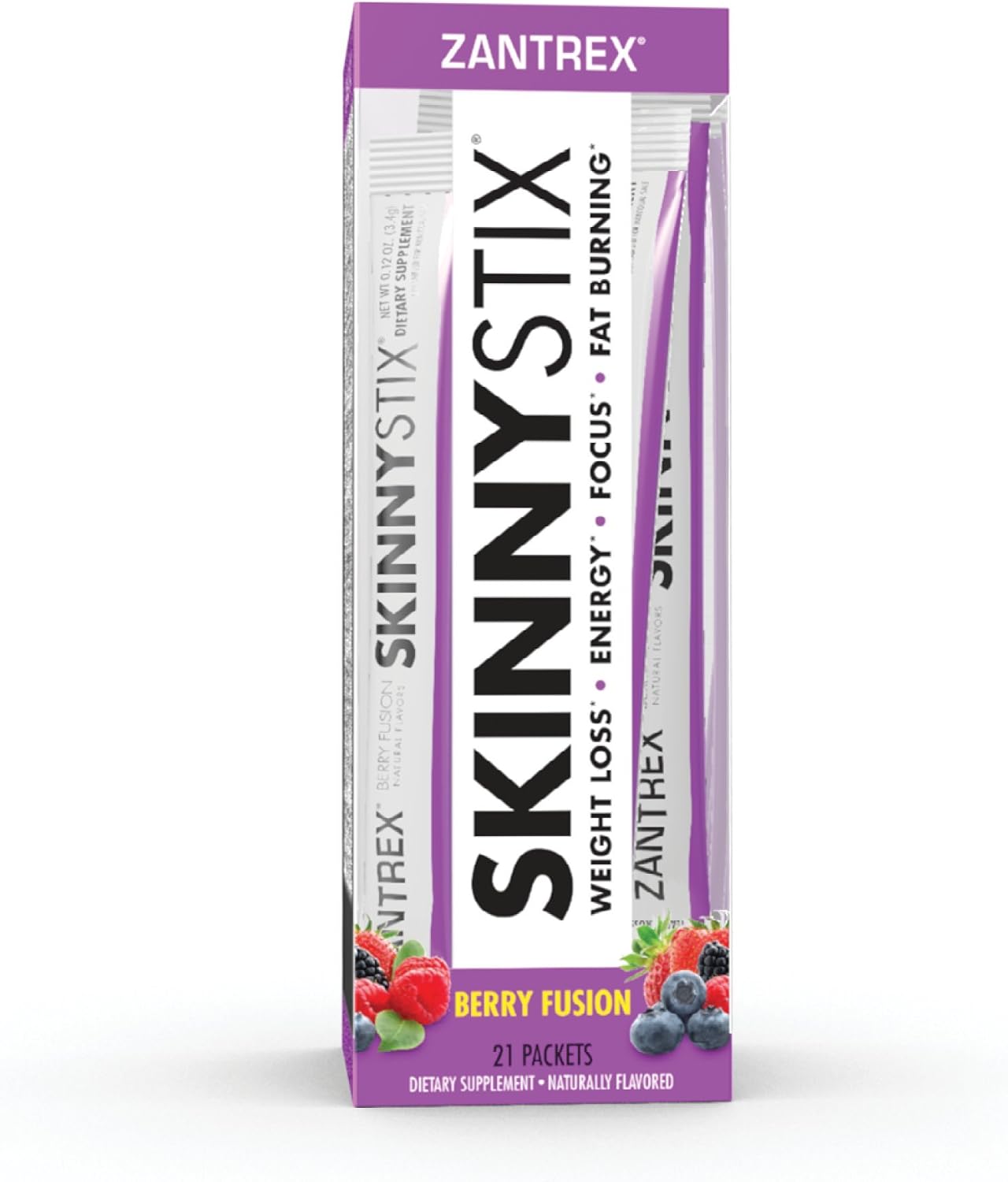 Zantrex SkinnyStix, Berry Fusion, 21 Count
