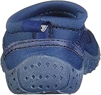 Vista 4 de green sprouts Zapato de agua unisex para niños Gris Simple Dino