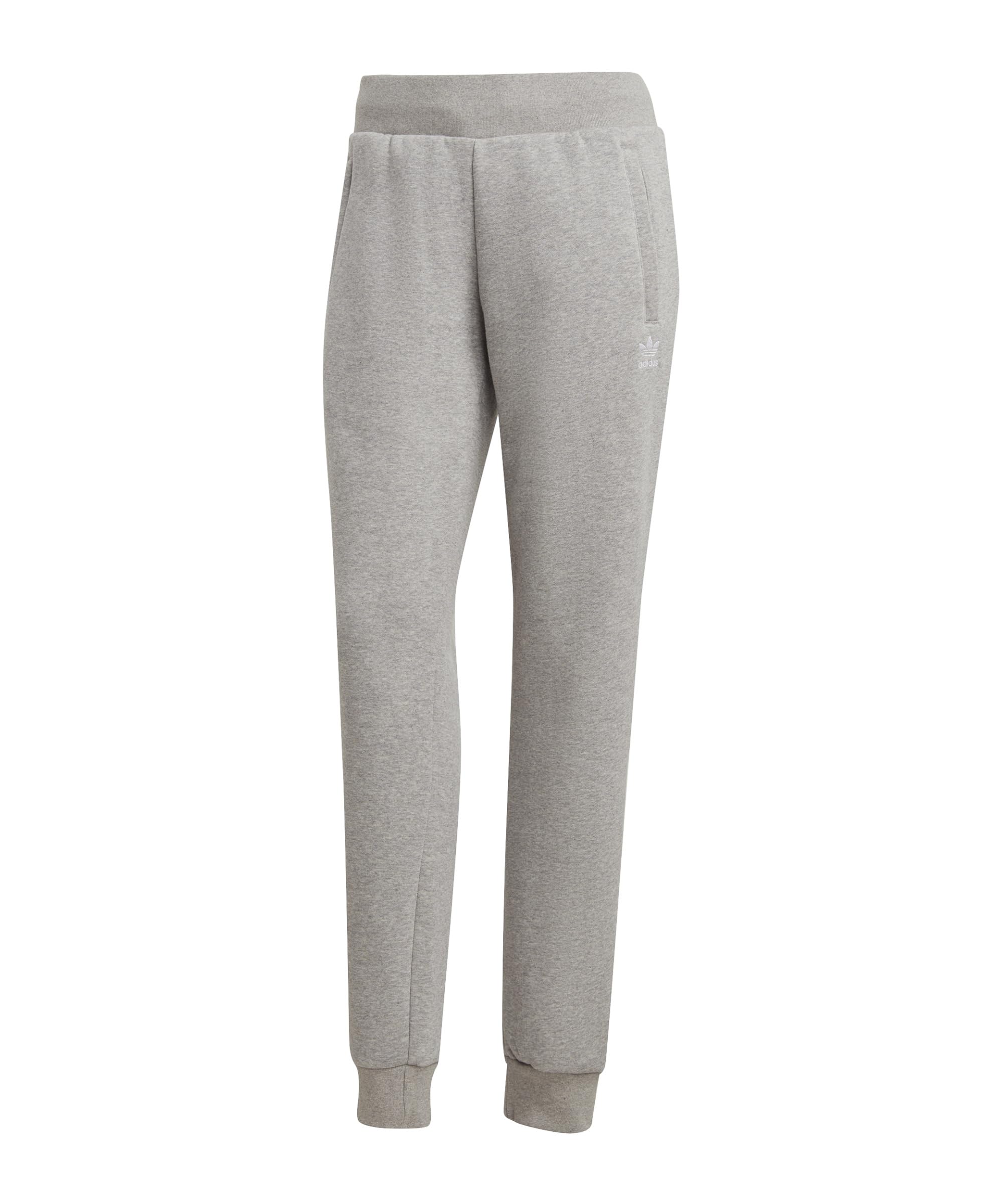 Spodnie dresowe damskie Adidas Originals szare gładkie