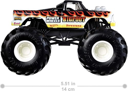 Miniatura 2 de Hot Wheels - Camiones Monstruo a escala 124 - Surtido para niños de 3, 4, 5, 6, 7 y 8 años, gran regalo, camiones de juguete a gran escala