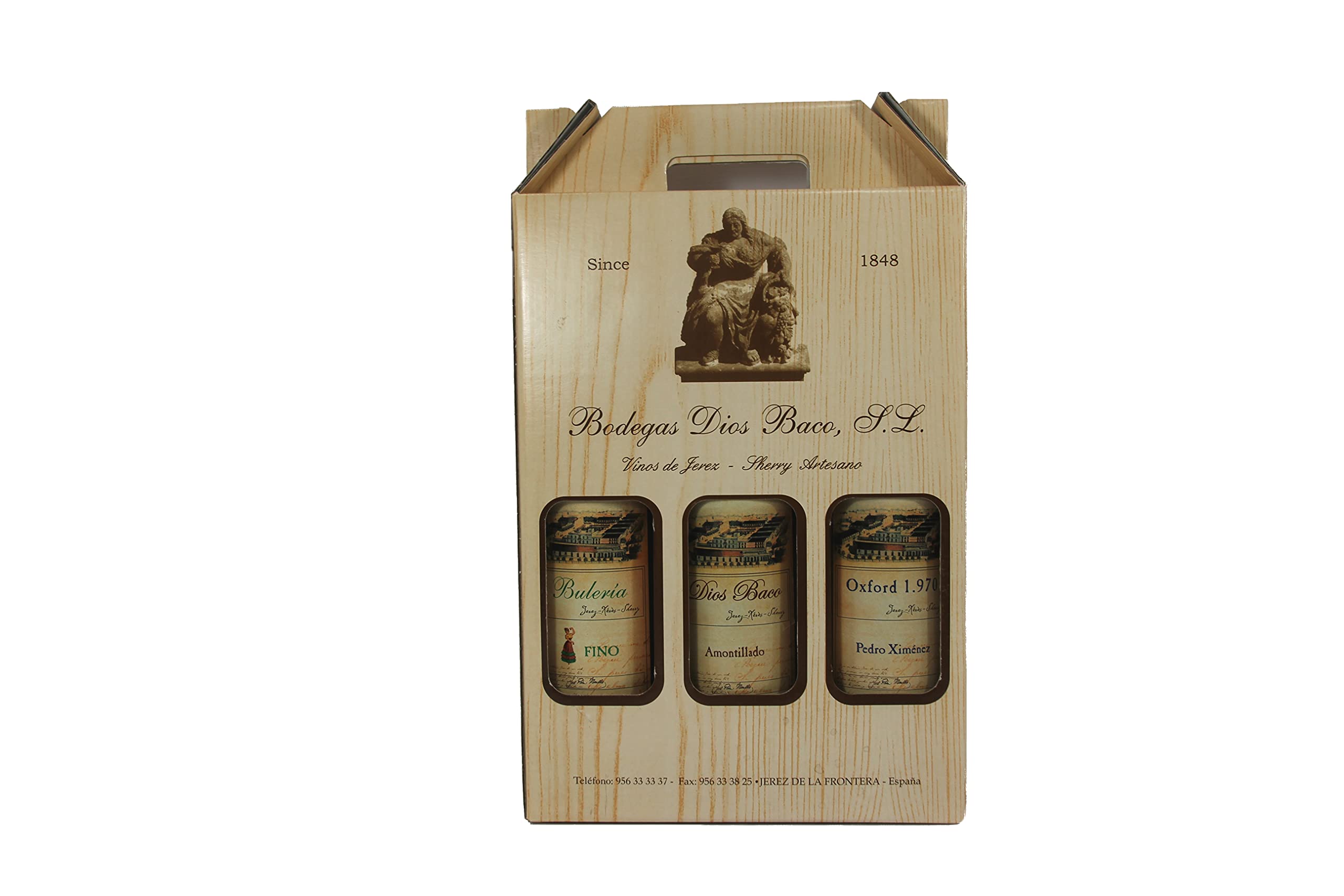 DIOS BACO SHERRY GIFT BOX, 3 x 750ml