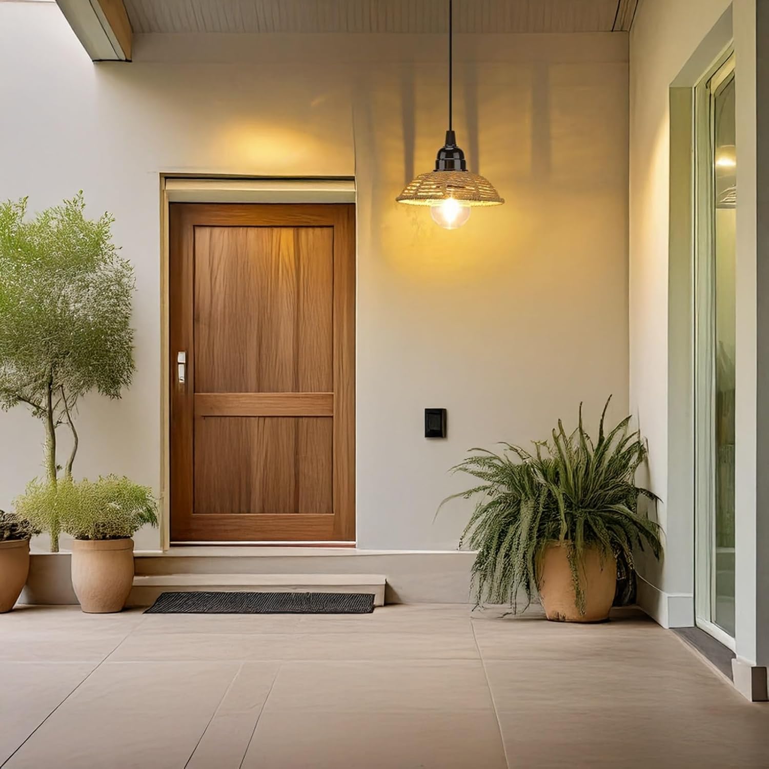 Outdoor Retro Hollow Pendant Light, American Adjustable Classic Hanging Lamp, Industrial Iron Lantern for Living Room, Dining Room, Garden, Courtyard, Gazebo, Countryside, Patio Decor