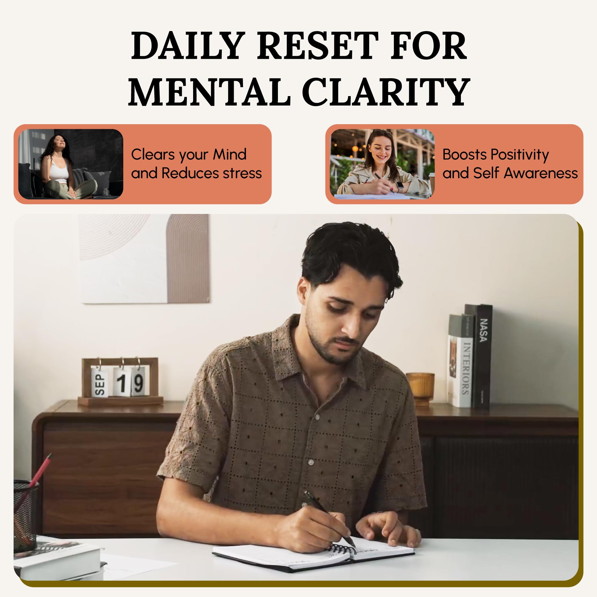 Tayri Diario de 5 minutos de gratitud y reflexión