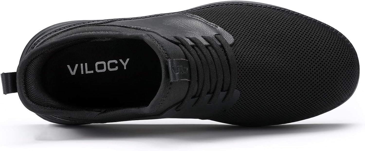 VILOCY Mens Slip On Casual Dress Shoes Hands Free Fashion Sneakers Mesh Tennis Walking Work Shoes Comfortable Breathable Lightweight Non Slip - Image 4
