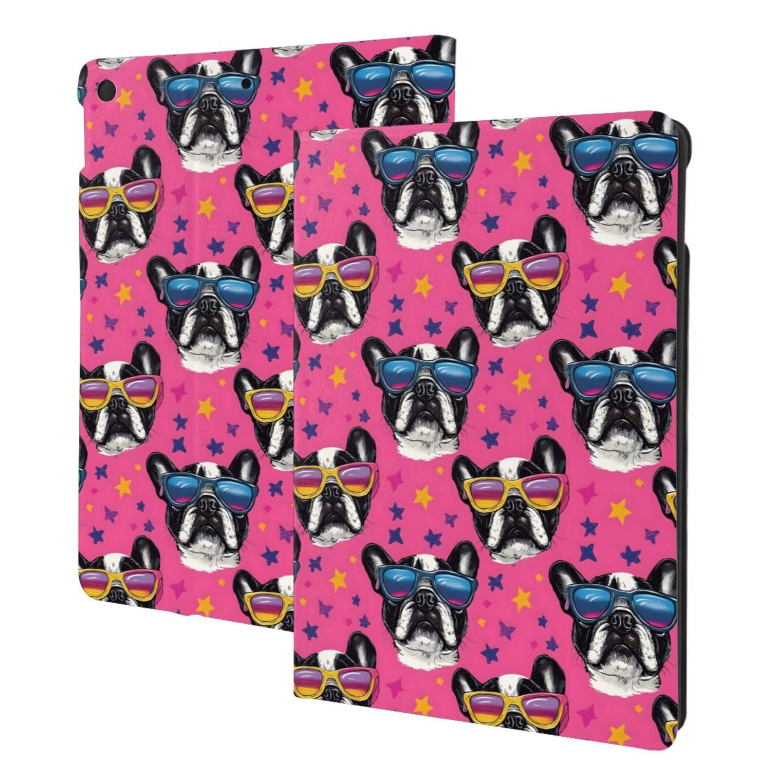 Étui iPad 10.2 bouledogue rose résout le problème des rayures d'écran - 6