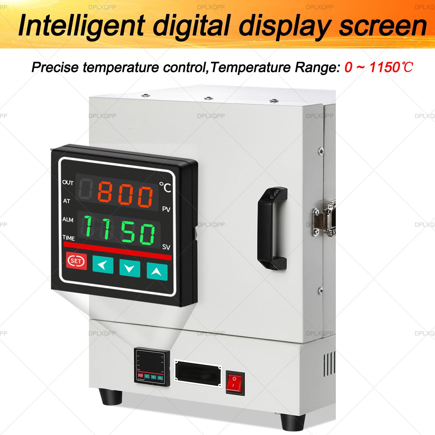 Wysokowydajny Piec Muflowy I Piec Elektryczny O Mocy 2000 W Do Użytku Laboratoryjnego,Zakres Temperatur 0–1150°c Z Precyzyjnym Sterownikiem Cyfrowym,Przeznaczony Do Wyrobu Biżuterii