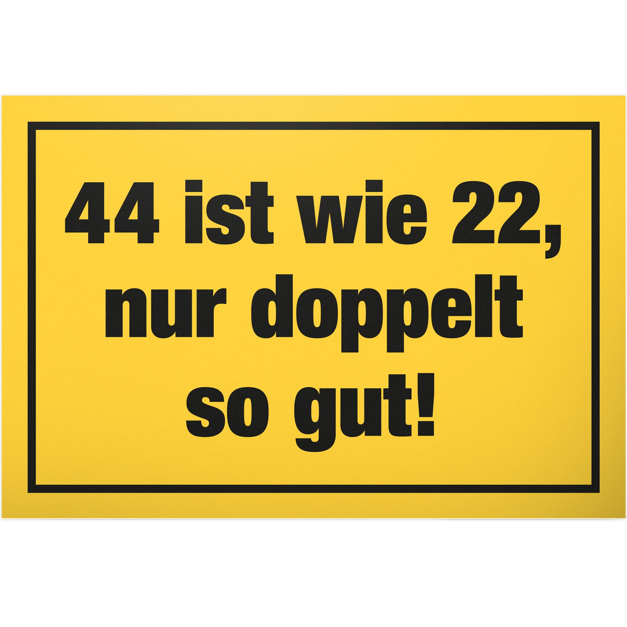 Deko Schild 44 as 22