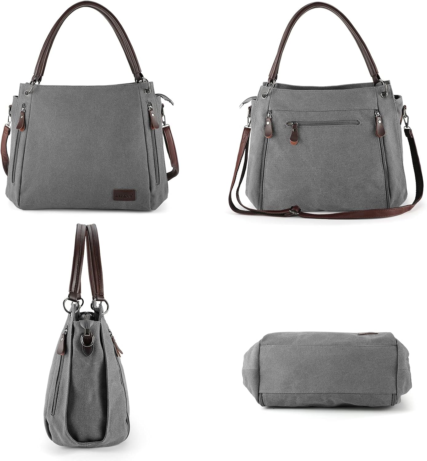 Concealed Carry Crossbody bag with removable pistol holster for women handbag Hobo purses Tote Bag - Image 3