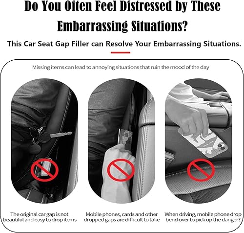 Miniatura 7 de Relleno universal para asiento de automóvil, SUV, camión, organizador para llenar el espacio entre el asiento y la consola, evita que las cosas se