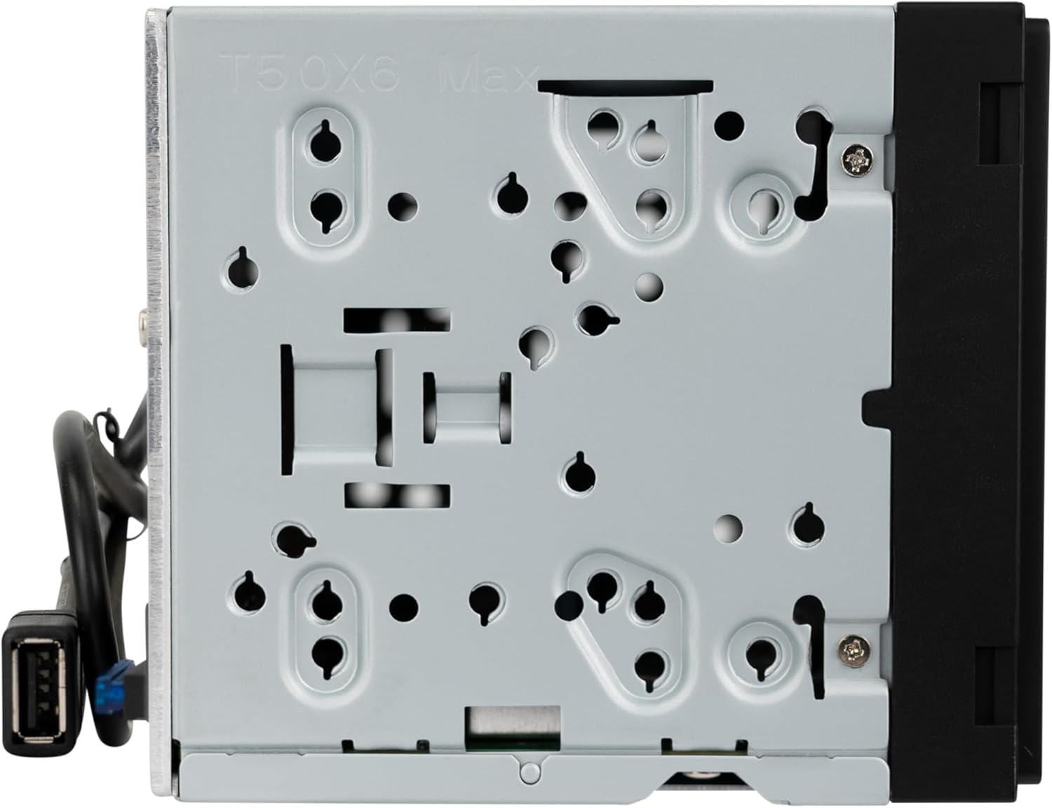 Side view of the JENSEN CAR710-4 showing mounting holes.