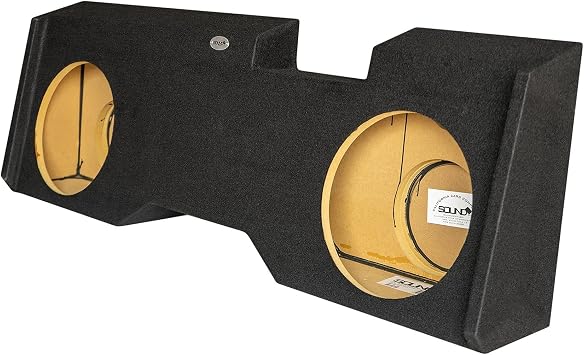SoundBox Silverado/Sierra Crew Cab 2014-2018 Dual 12 Subwoofer Enclosure