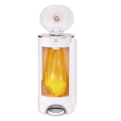 Miniatura 3 de Munchkin Arm y Hammer cesto fácil de pañales, recarga de bolsas cerrar y tirar, Paquete de 6, Anaranjado