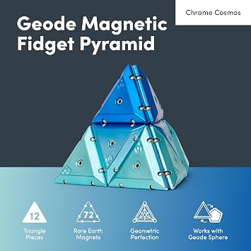 Speks Geode Magnetic Sensory Sphere, Stress Relief Tool, Executive Desk Toy