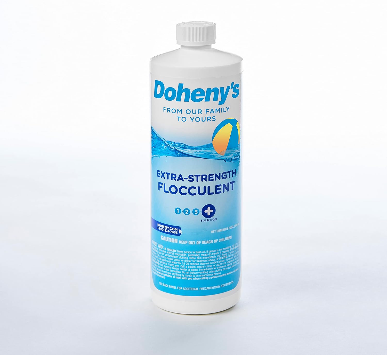 Doheny's Extra-Strength Pool Flocculant | Professional-Grade Pool Flocculent Helps Settle Un-Filtera