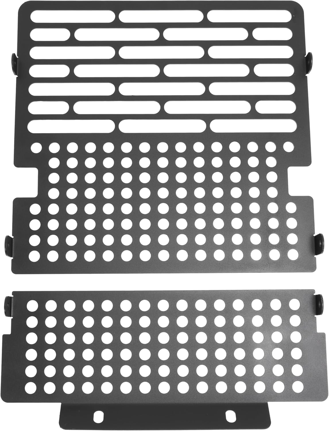 KUAFU Grille Guard Insert Compatible with Kioti CK2610/20 CK3510/20 CK4010/20 CK Series Compact Tractors Brush Guard Insert Black 4 bolts not fit 6 bolts